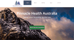 Desktop Screenshot of pinnaclehealth.com.au